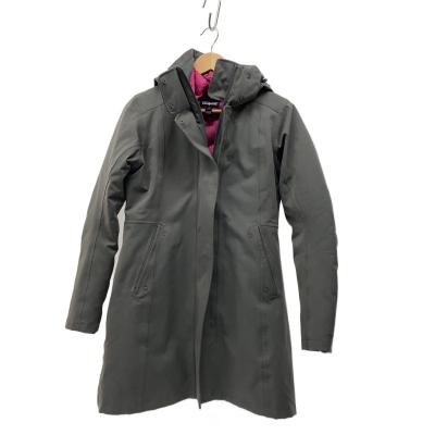 patagonia　ダウンコートＬグレー パタゴニア ダウン（レディースダウンコート、ダウンジャケット）（色