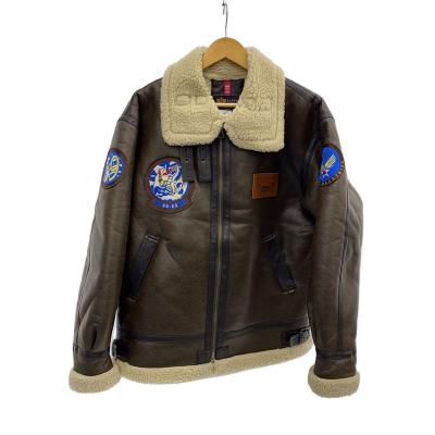 フェイクレザージャケット（Alpha Industries／メンズ