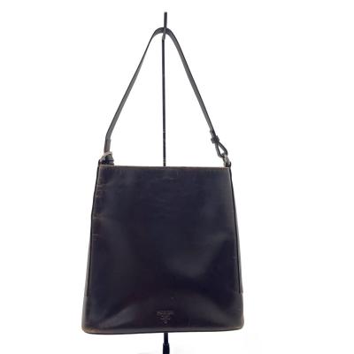 ノベルティ PRADA トートバッグ ハンドバッグ ブラック IOP 新品 PRADA ノベルティ トートバッグ 黒 シルバーロゴ ユニセックス 箱