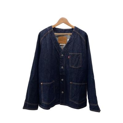 Levi's カバーオール　ネイビー 中古・古着通販】LEVI'S (リーバイス) ジップアップカバーオール
