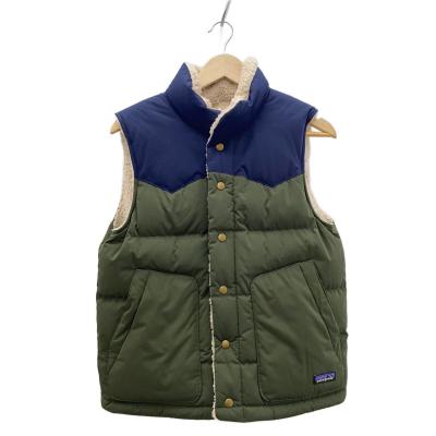 美品　Patagonia ダウンベスト ブラウン/ネイビー　mens xs patagonia> メンズ・ダウン・セーター・ベスト/Black | booth