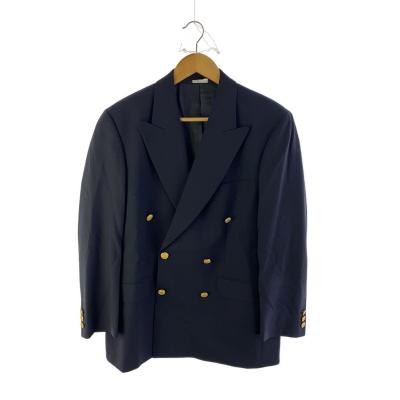 大きいサイズ カシミヤ100% 金ボタン 紺ブレ テーラードジャケット 金ボタンダブルジャケット（テーラードジャケット） | Dessin(Ladies