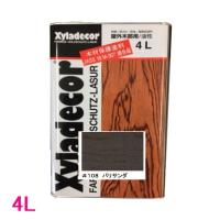 キシラデコール　屋外用　油性　高性能木部保護塗料　色：#108　パリサンダ　4L | SSペイント