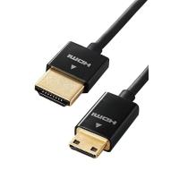 エレコム mini HDMI ケーブル 1.5m 4K × 2K対応 スーパースリム ブラック DGW-HD14SSM15BK | ssukoyaka