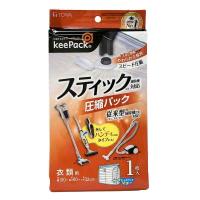 東和産業 衣類圧縮袋 スティック掃除機対応 1枚入 100×80×32cm マチ付き 衣類収納 ふつうの掃除機も使える | ssukoyaka