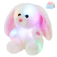 BSTAOFY 8'' Easter Light up White Bunny Soft Plush Toy LED Rabbit Lop Ear N | StandingTriple株式会社