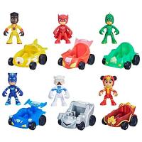 PJ Masks Power Heroes Racer Collection 就学前玩具 アクションフィギュア6体と乗り物6体付き 3歳以上の子供用 | StandingTriple株式会社
