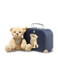 Steiff Ben Teddy Bear in Suitcase, Beige, Premium Stuffed Animal Plush ー 20 | StandingTriple株式会社