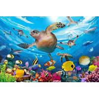 Koyiwa 100 Pieces Jigsaw Puzzle for Kids Age 4ー8 Sea Turtle Swimming Fantas | StandingTriple株式会社