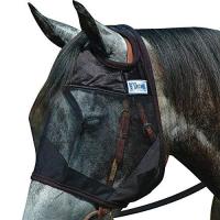 (Draught, Black) ー Cashel Quiet Ride Standard Horse Fly Mask No Ears or Nos | StandingTriple株式会社