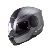 正規品／LS2 HELMETS システムヘルメット（フリップアップ） アウトレット品  SCOPE/スコープ（マットチタニウム） サイズ：L エルエ… | パークアップバイクYahoo!店