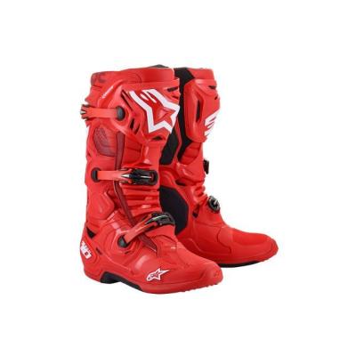 バイク用 オフロードブーツ（色：レッド系）｜バイクウェア｜バイク