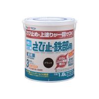 正規品／ATOM HOUSE PAINT D.I.Y. 水性さび止・鉄部用1.6Lブラック アトムハウスペイント 日用品 | パークアップバイクYahoo!店