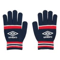 正規品／umbro アウトドア用ウェア UUAWJD54 ニットグローブ（ネイビー×レッド） サイズ：F アンブロ キャンプ | パークアップバイクYahoo!店