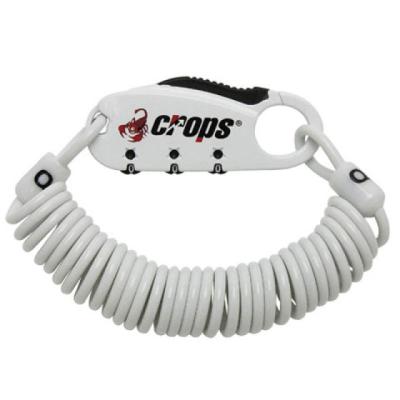 はなもも＊確認用 CROPS ワイヤーロック CP-SPD08 Q3 カラー ホワイト クロップス