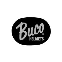 正規品／BUCO ステッカー インナーヘッドパッド ロゴ（ブラック/シルバー） ブコ 日用品 | パークアップバイクYahoo!店