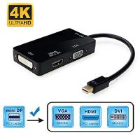 Mini Displayport HDMI VGA DVI 変換 アダプター 3in1 変換 ケーブル 4K 60HZ 3 | スターワークス社