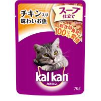 カルカン パウチ 成猫用 1歳から スープ仕立て チキン入り味わいお魚 70g×16袋 | スターワークス社