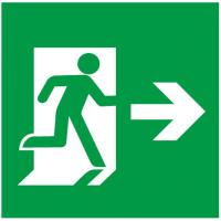 パナソニック(Panasonic) 避難口誘導灯用適合表示板 矢印付右 B級BL・BH兼用 片 | スターワークス社