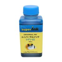 superInk ユニバーサルインク シアン（染料）詰め替え 詰替えインク 互換インク 100ml（インクジェットプリンター） | スタンダードカラー