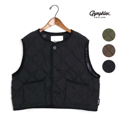 ジムフレックスダウンベスト ◇Gymphlex（ジムフレックス） ナイロン ダウンショートベスト