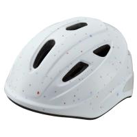 OGK(オージーケー) AILE(エール) ドットホワイト(Lサイズ)　56-58cm キッズヘルメット | スターサイクル東京-Daily