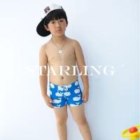 水着 パンツ 海パン トランクス型 男の子 ボーイ キッズ ジュニア クジラ かわいい おしゃれ ブルー Swim おとりよせ Com 通販 Yahoo ショッピング
