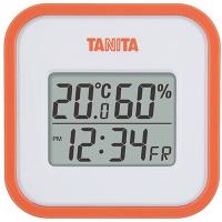 タニタ デジタル温湿度計 TT-558-OR オレンジ 1台 ＊タニタ | スターモール