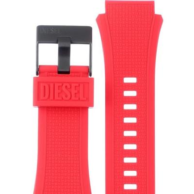 DIESEL 腕時計用ベルト、バンド（色：レッド系）｜腕時計用品