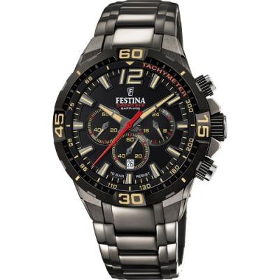 クロノグラフウォッチ　フェスティナ　ブラック　FESTINA ブランドウォッチ スイスのブランド腕時計 FESTINA クロノグラフ（メンズ）フェス