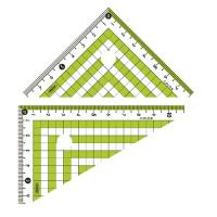 共栄プラスチック カラー三角定規　グリーン CPK-120-G | ステーショナリーグッズ