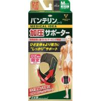 バンテリンコーワ サポーター ひざ専用 固定タイプ ふつう Mサイズ ブラック 1枚入り 興和新薬 36〜41cm | HOTgadget
