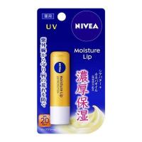 NIVEA ニベア モイスチャーリップ UV 3.9g リップクリーム SPF20 PA++ リップ 唇 ビタミンE ホホバオイル 保湿 花王 | HOTgadget