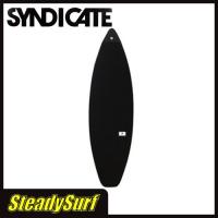 6'3"ショート ブラック SYNDICATE シンジゲート ソフトケース ニットケース SC Knit Case SHORT FISH MINI Nose Pad サーフィン ショートボード | steadysurf