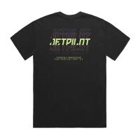 ブラック デポープ TEE (W24604)TEE バックプリント コットン 半袖 Tシャツ JETPILOT(ジェットパイロット) ジェットスキー ウエイク | steadysurf