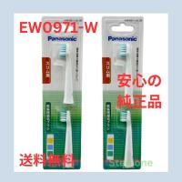 お得な2個セット パナソニック EW0971-W 白 2本入 X ２セット スリム用密集極細毛ブラシ 白 ドルツ 音波振動 | step one