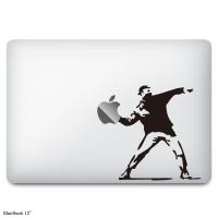 MacBookステッカー スキンシール バンクシー モロトフ ガイ "Banksy Molotov Guy" | ステッカータウン Yahoo!店