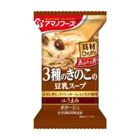 アマノフーズ Theうまみ 3種のきのこの豆乳スープ 9.3g×10個 | シュティアショップ