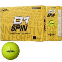 ホンマ ゴルフ ボール D1 D-1 SPIN スピン 2023 2ピース ソフト 飛び系 飛距離 ディスタンス ゴルフボール 1ダース 1 | シュティアショップ