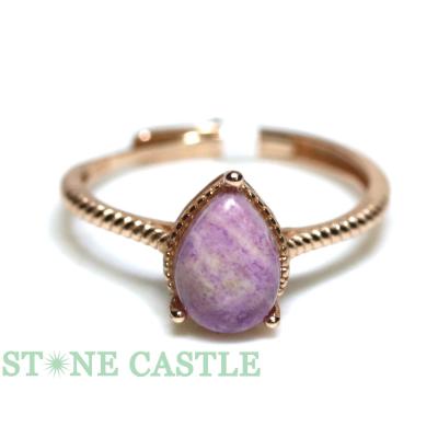 S925 ピンクスギライト　リング　④ ピンクパープル S925 ピンクスギライト リング ④ ピンクパープル - メルカリ