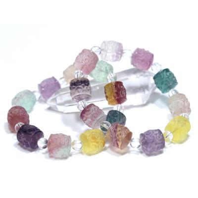 ブレスレット】フローライト 彫刻 商品一覧 - 石流通センター - 売れ筋