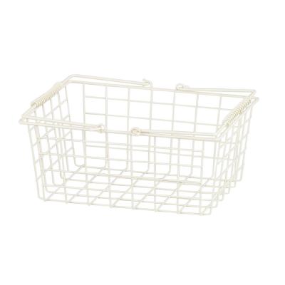 ワイヤーバスケット 白（整理用品、小物入れ）｜インテリア雑貨 | 家具