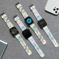 お得な情報満載 香港ディズニー スティッチ アップルウォッチバンド38 40mm用 ラバーベルト