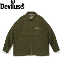 ジャケット Deviluse デビルユース Denim JACKET Olive ss24029 デニム