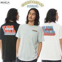 22 RVCA ルーカ Tシャツ CONTRACT ST トップス ロゴT メンズ 2022春夏 BC041-258 BC041258 日本正規品 | オーシャン スポーツ