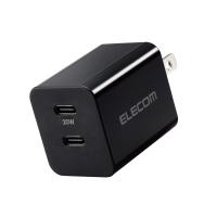 エレコム 充電器 Type-C 2ポート USB PD対応 20W 2台同時充電 折りたたみ式プラグ 小型 【iPhone 14/13/12/11/S | streamヤフーショップ
