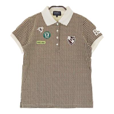 美品！PEARLY GATES ポロシャツ サイズ5 ベージュ PGHORSE MUTEKIベアスムース半袖ポロシャツ | PEARLY GATES
