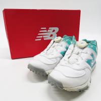 NEW BALANCE ニューバランス WGBS574WA ゴルフシューズ  ホワイト系 23 ゴルフウェア レディース | ブランド古着ストスト