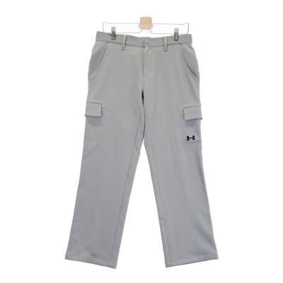 新品　アンダーアーマー ゴルフ　マーク入りパンツ「LG・グレー」 新品 アンダーアーマー ゴルフ マーク入りパンツ「LG・グレー