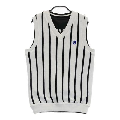 パーリーゲイツ 1 ドット リバーシブル ニットベスト レディース